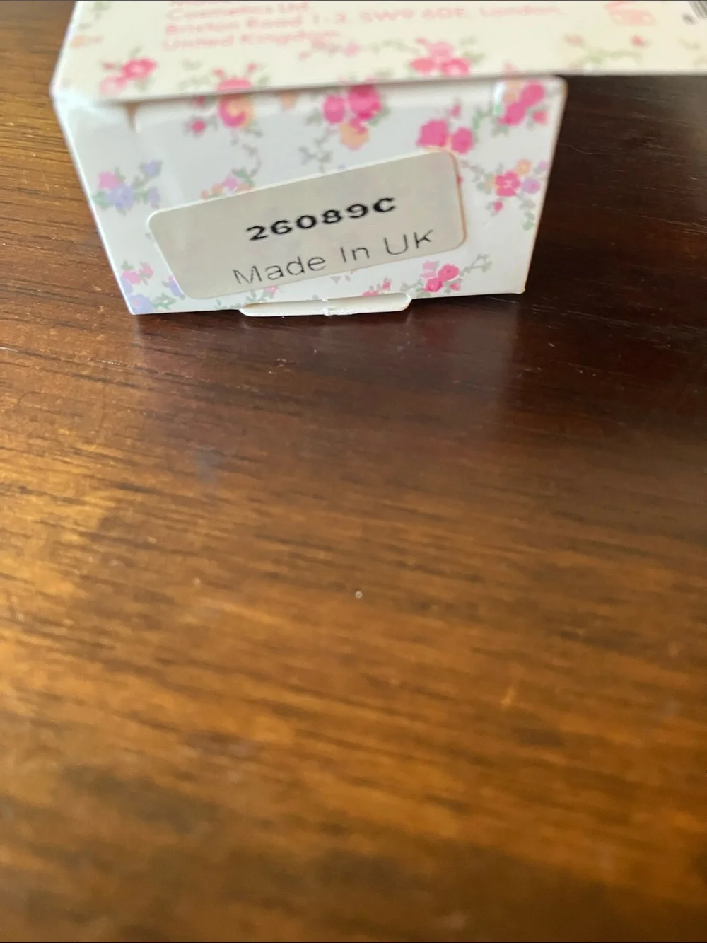 LoveShackFancy x Wild: Pear Blossom Lip Balm Case — White with Pink Floral